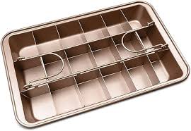 12 Brownie Tray Non-Stick Bakeware