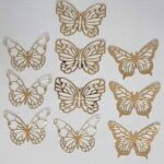 Butterfly Topper Pink & Purple Paper Topper