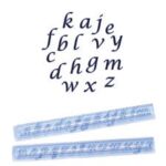 Tap-it Alphabet & Number Cutter Stamp
