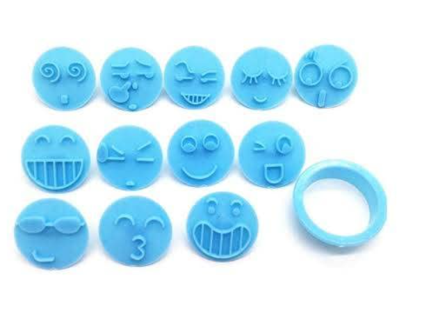 Emoji Stamp Fondant Cutter