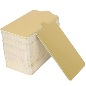 Pastry Base Rectangle 100pc Pack 60x100mm