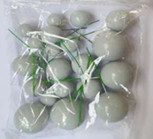 Gray Faux Ball Cake Topper