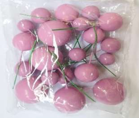 Bright Purple Faux Ball Cake Topper